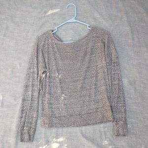 Women's Lucky Brand Ribbed Jersey Knit Sweater